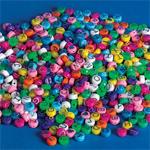 Pastel Alpha Beads, 1/2 lb. (bag of 600)