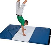 Rebond Foam Folding Mat 2' Panel, 5'x10'x2" Hook and Loop Fasteners/4