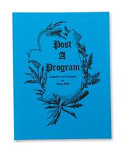 Post a Program Poster Book