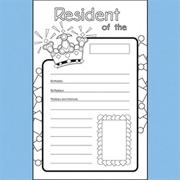 Resident of the Month Recognition Poster Pads�