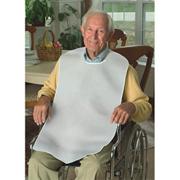 Blue Striped Adult Clothing Protector
