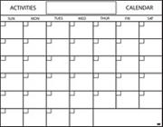 Paper Activity Calendar Pads, 17-1/2"x22-1/2"