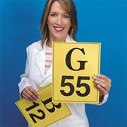 Bingo Calling Cards, Yellow (set of 75)