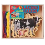 Farm Animals Picture Lacing Cards (set of 8)
