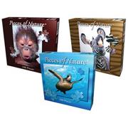 Turtle, Zebra and Orangutan Puzzle Set (set of 3)