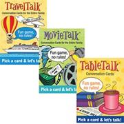 Table Talk� Card Set: Table Talk, Movies and Travel (set of 3)