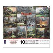 Thomas Kinkade 10-Puzzle Multipack