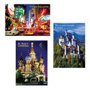 300-pc. Travel Series Puzzle Set: Neuschwanstein, St. Basil's and Times Square
