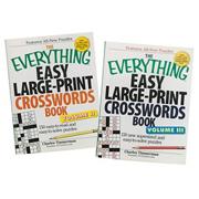 Large Print Puzzle Book Set (set of 2)