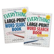 Everything Large Print Word Search Books (set of 2)