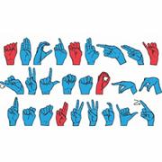 WonderFoam� Magnetic Sign Language Letters