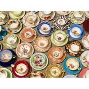 Cups and Saucers Large Piece Puzzle