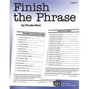 More info about Finish the Phrase Book Finish the Phrase Book