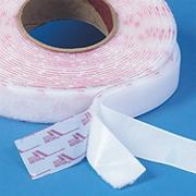 Adhesive-backed VELCRO� Brand Loop, 1" x 10yd. - White