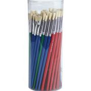 Bristle Brush Assortment Pack, White (pack of 72)