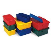 Storage Box w/Lid, Red