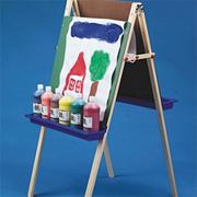 Heavy-Duty Double School Easel w/ Paper Roll