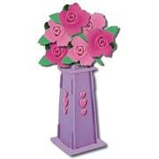More info about Foam Flowers and Vase, Roses Foam Flowers and Vase, Roses