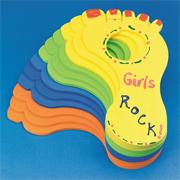 More info about Color Splash!® Foam Foot Door Hangers (pack of 12) Color Splash!® Foam Foot Door Hangers (pack of 12)