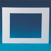 Large Rectangular Frames White  (pack of 12)