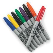 Sharpie� Permanent Markers, Fine Point  (set of 8)