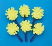 Floppy Foam Brushes  (pack of 6)