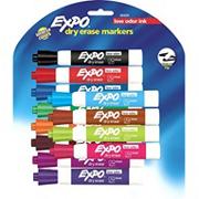 Expo� Broad Chisel Tip Dry Erase Markers (pack of 12)