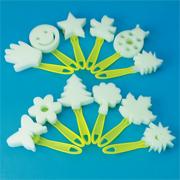 Sponge-Shaped Foam Brushes (set of 12)
