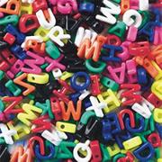 Manuscript Letter Beads  (bag of 288)
