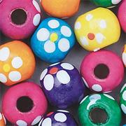 More info about Wooden Flower Beads, 1/2 lb. (bag of 740) Wooden Flower Beads, 1/2 lb. (bag of 740)