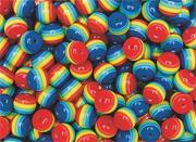 Rainbow Beads, 1/2-lb  (bag of 650)