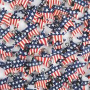 Patriotic Flag Beads (bag of 100)
