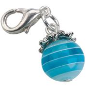 Blue Lobster Claw Beads 1/4" (bag of 12)