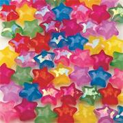 Chunky Faceted Star Beads 1/2lb bag (bag of 125)