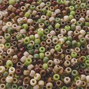 Camouflage Pony Beads, 9mm (bag of 900)