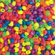 More info about Neon Heart Pony Beads, 1-lb, 12mm (bag of 950) Neon Heart Pony Beads, 1-lb, 12mm (bag of 950)