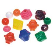Large Plastic Lacing Beads  (bag of 100)