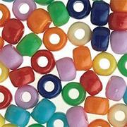 Jumbo Plastic Crow Beads 10mm  (bag of 800)