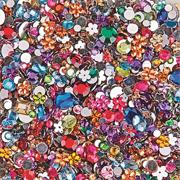 Faceted Acrylic Gemstones, 1/2 lb.  (bag of 2000)