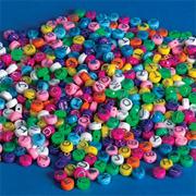 Pastel Alpha Beads, 1/2 lb. (bag of 600)