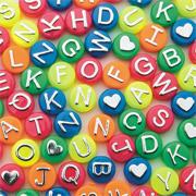 Neon Alpha Beads, 1/2 lb. (bag of 600)