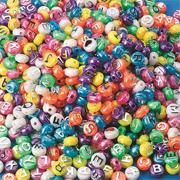 Pearl Alpha Beads, 1/2 lb. (bag of 600)