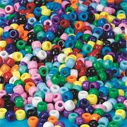 Opaque Pony Beads 6x9mm  (bag of 850)