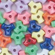 Solid Color Tri-Beads, 11mm, 1-lb., Opaque  (bag of 3100)