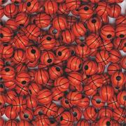 Basketball Beads (bag of 144)