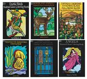 Stained Glass Coloring Books  (pack of 6)