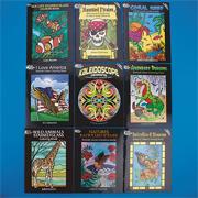 Stained Glass Coloring Book Assortment (pack of 9)