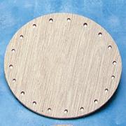 Wood Basket Round Base 4"  (pack of 12)
