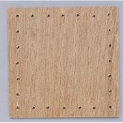 Wood Basket Square Bases, 5"  (pack of 12)