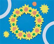 Sunflower Wreath Craft Kit (makes 12)